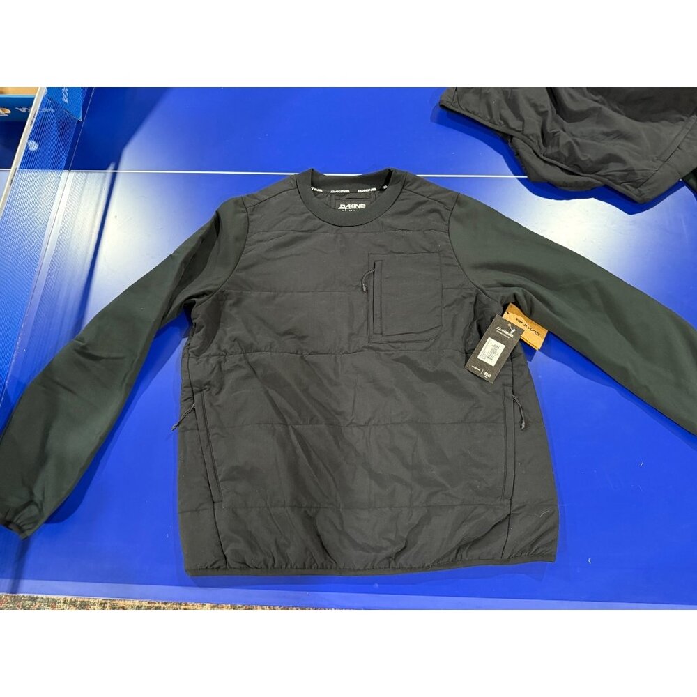 Dakine Cruiser Insulated Crew Pullover Shirt Jacket Unisex Medium Black